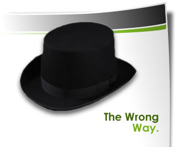 Black hat SEO is not the way to go