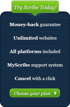 Scribe Plans and Pricing