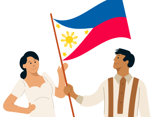 Filipino Wave Flag
