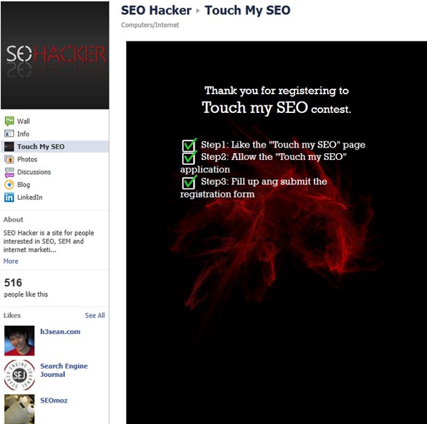 SEO Hacker Facebook App 4