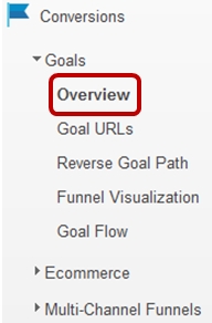 Google Analytics Goals Overview