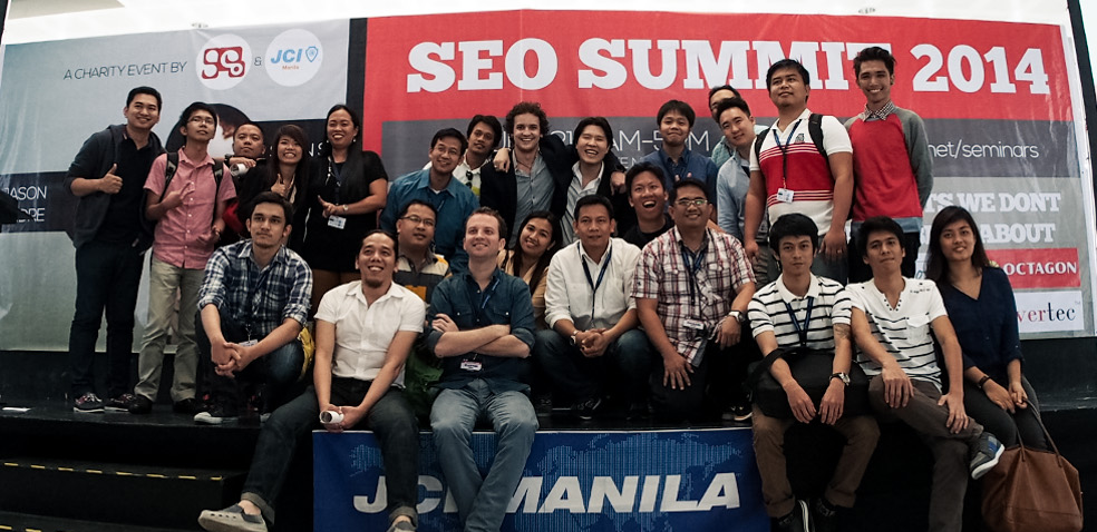 With SEO People and one Australian guy