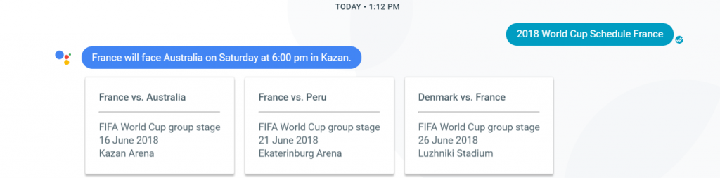 Google Allo World Cup