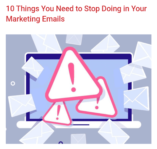 10 things you need to stop doing in your marketing emails