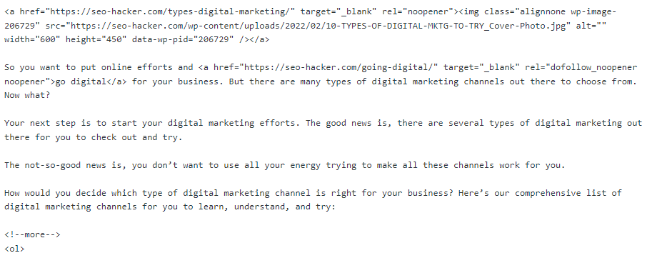 10 Types of Digital Marketing Channels code