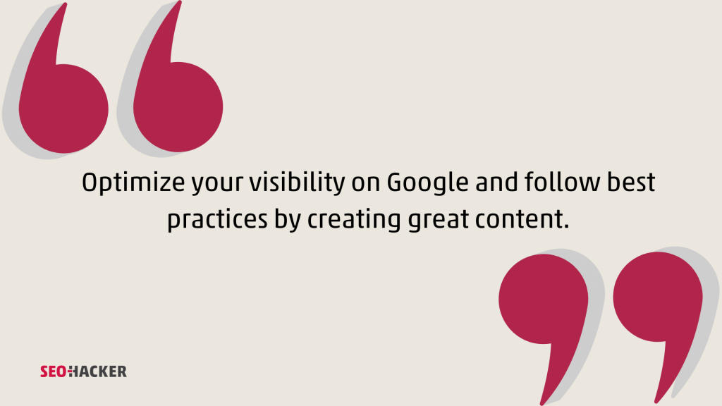 Quote Card on Google Visibility