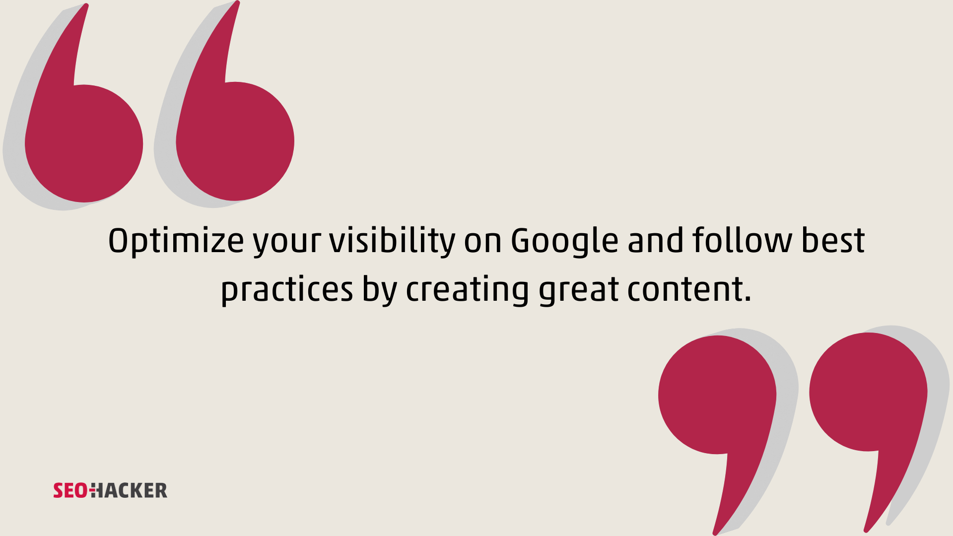 Quote Card on Google Visibility