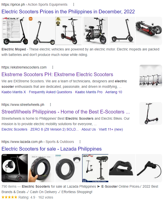 Search Results Sample