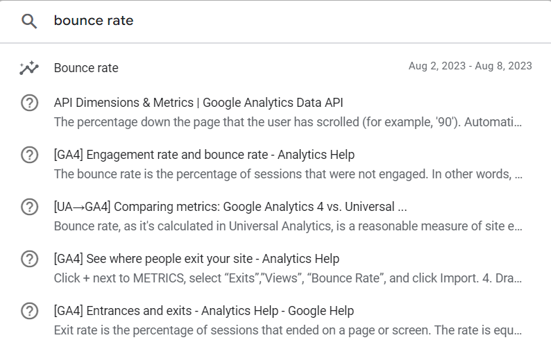How to find bounce rate on Google Analytics 4