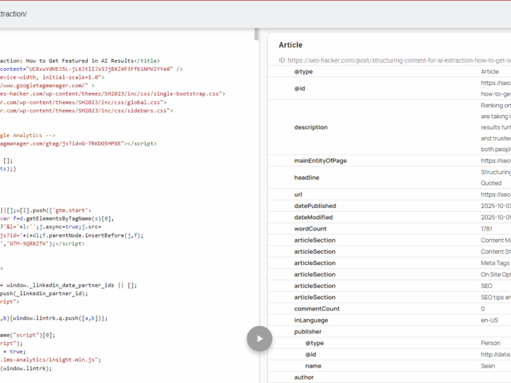 article schema markup example