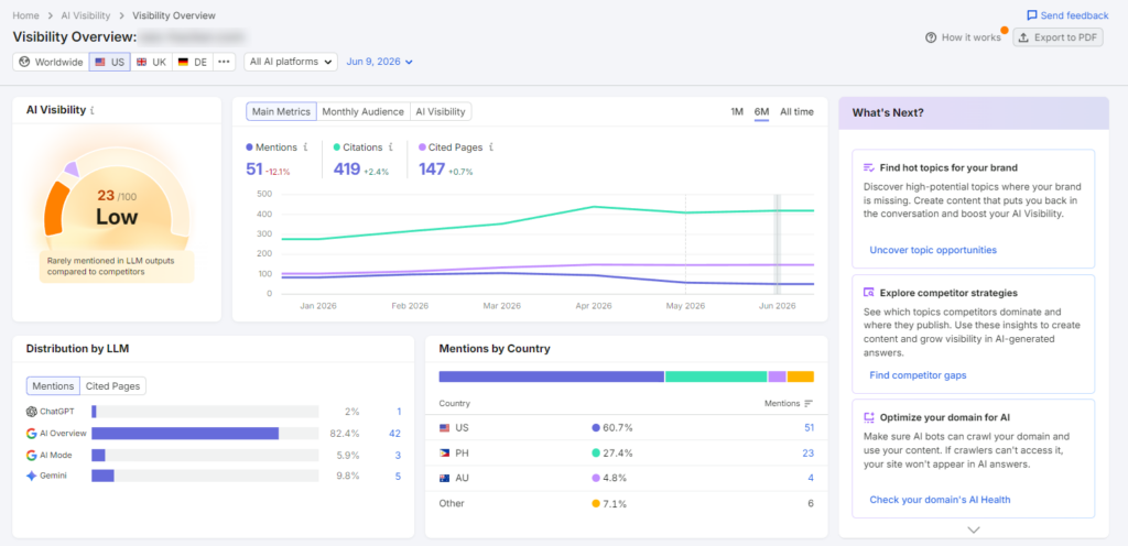 AI Visibility Overview
