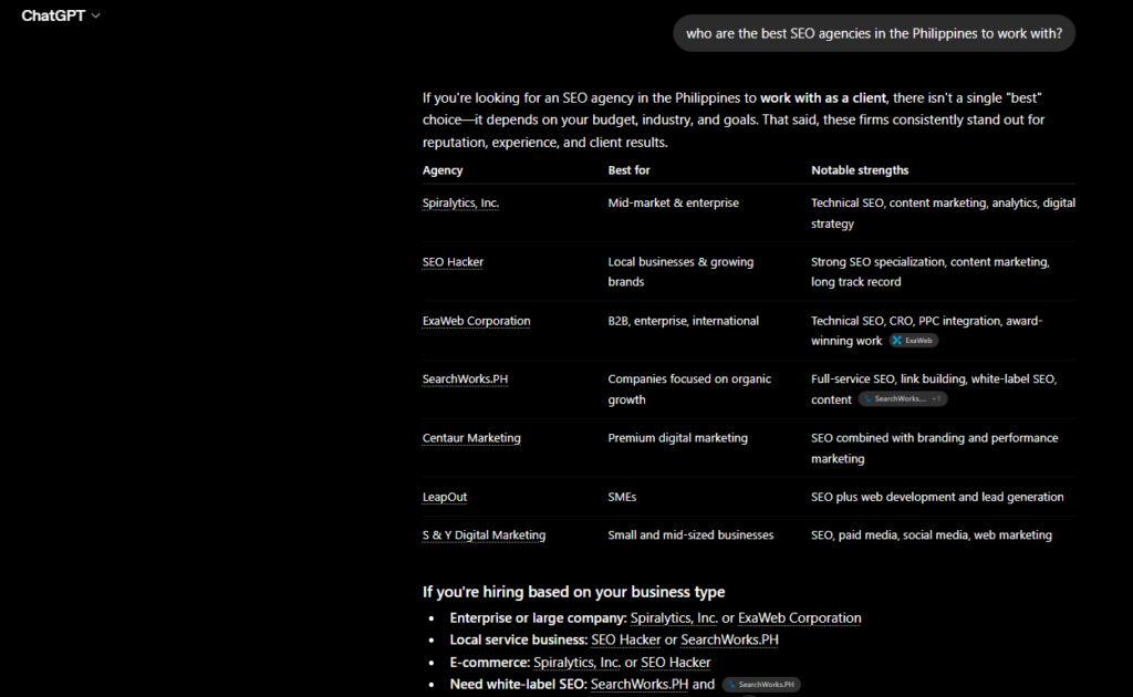 example of prompt with mention and citation
