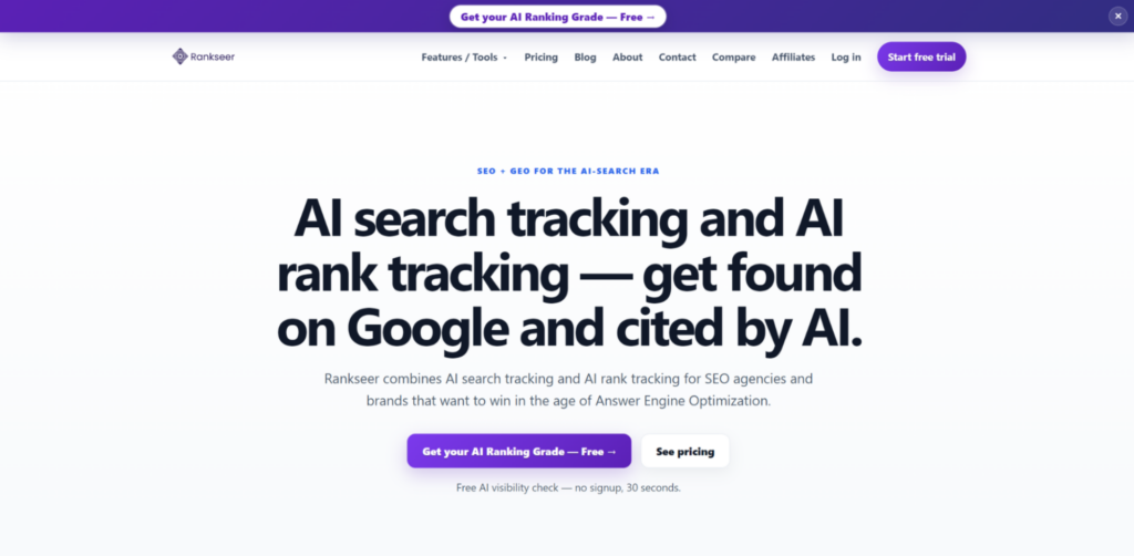 Use Rankseer to Monitor Brand Visibility Across AI Search